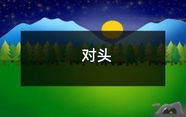 對頭