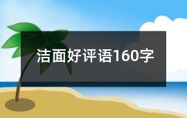 潔面好評語160字