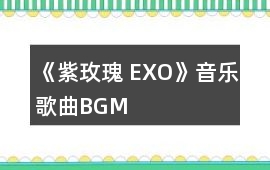 《紫玫瑰 EXO》音樂歌曲BGM
