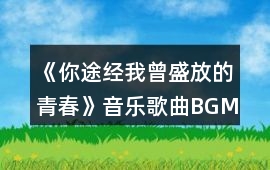 《你途經(jīng)我曾盛放的青春》音樂歌曲BGM