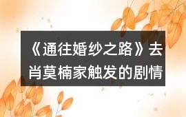 《通往婚紗之路》去肖莫楠家觸發(fā)的劇情攻略