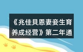 《兆佳貝恩妻妾生育養成經營》第二年通關攻略