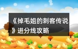 《掉毛姐的刺客傳說(shuō)》進(jìn)分線攻略
