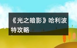 《光之暗影》哈利波特攻略