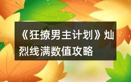 《狂撩男主計(jì)劃》燦烈線滿數(shù)值攻略