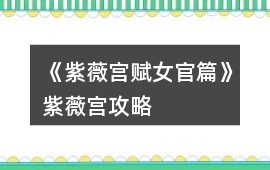《紫薇宮賦女官篇》紫薇宮攻略