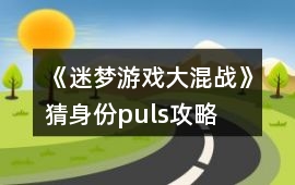 《迷夢游戲大混戰》猜身份puls攻略