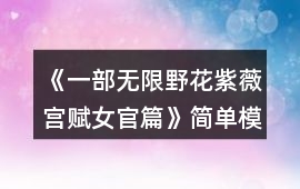 《一部無限野花紫薇宮賦女官篇》簡單模式基礎通關攻略