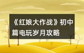 《紅娘大作戰(zhàn)》初中篇：電玩歲月攻略