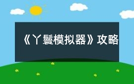 《丫鬟模擬器》攻略