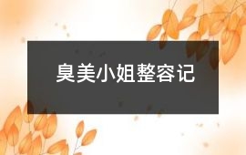 臭美小姐整容記