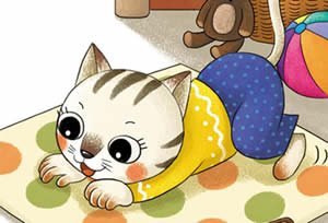 小貓學本領